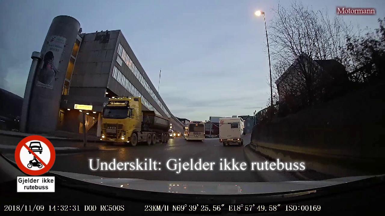 Bruk av underskilt 808 Gjelder ikke rutebuss